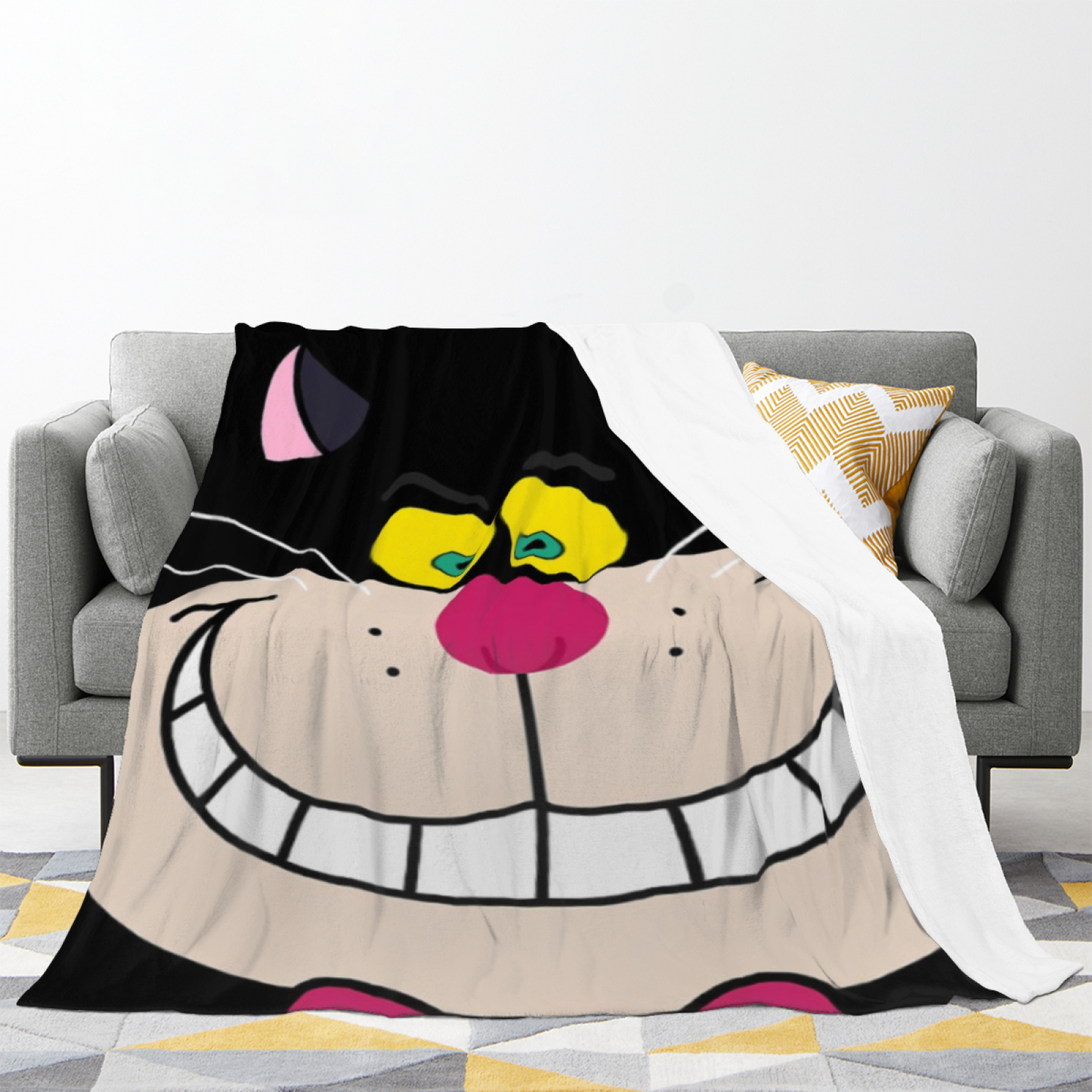 Abstract Modern Throw Blanket ¨C Contemporary Artistic Printed Blanket