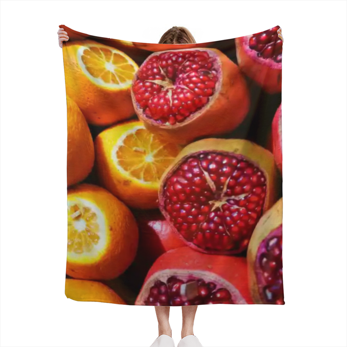 Coastal & Valley Playful Graphic All-Season Flannel Blanket