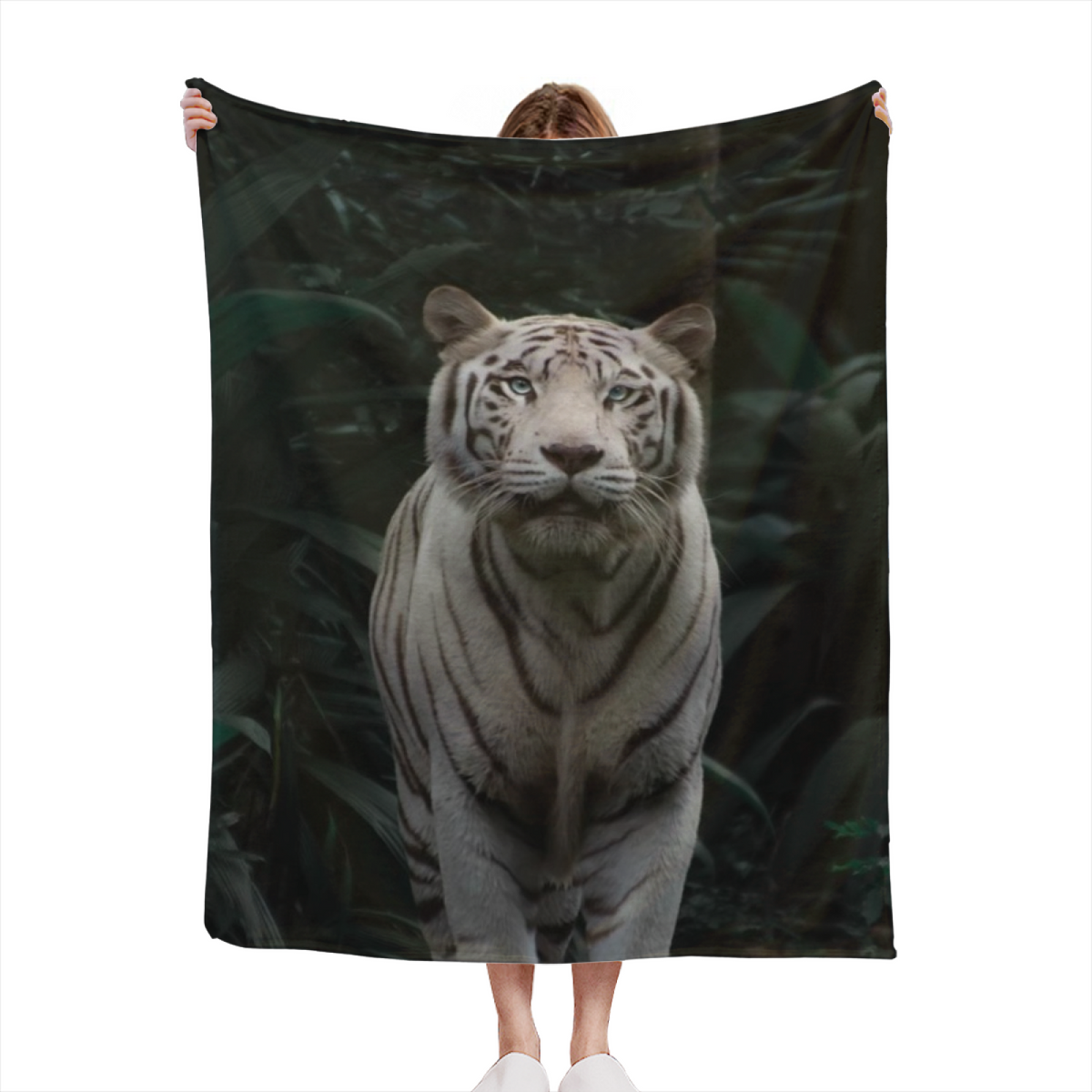 Misty & Mosaic Playful Graphic All-Season Flannel Blanket