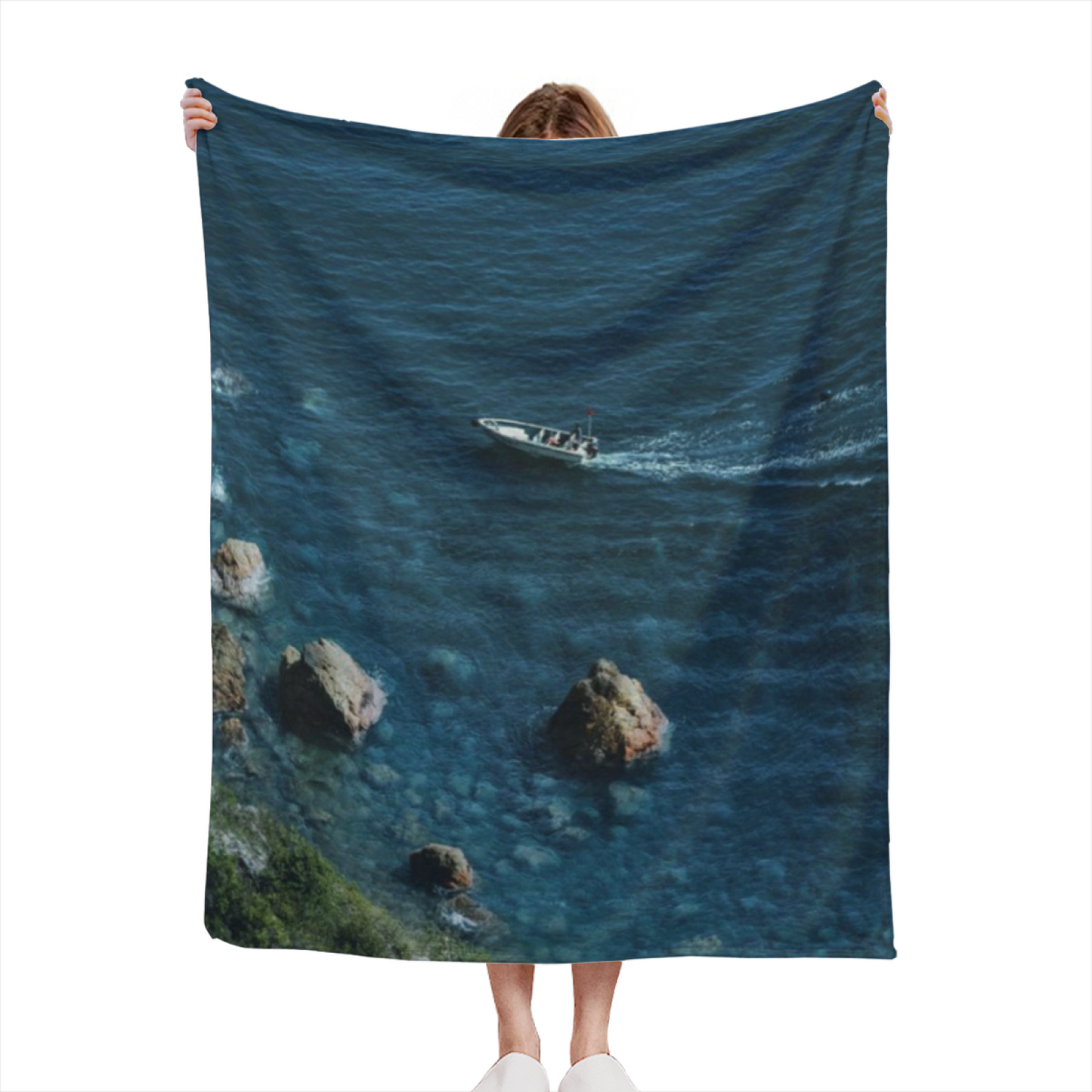 Modern Abstract Art Throw Blanket ¨C Decorative Colorful Cozy Blanket