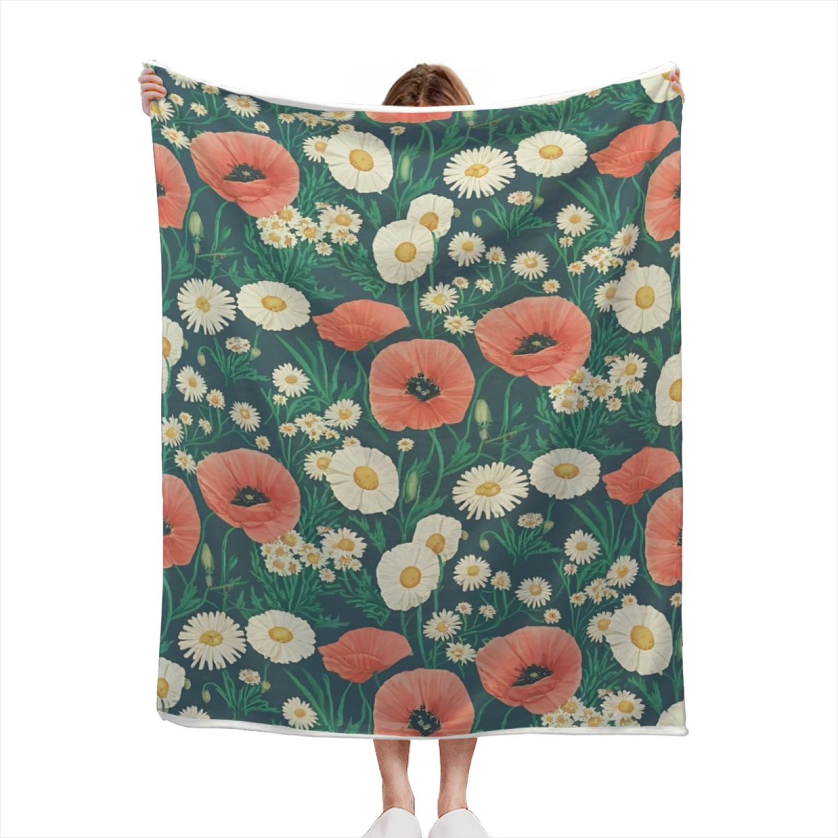 Serene Thicket Soft Neutral Art Flannel Throw Blanket