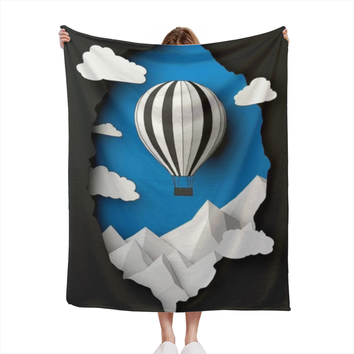 Contemporary Decorative Throw Blanket ¨C Colorful Graphic Artistic Design