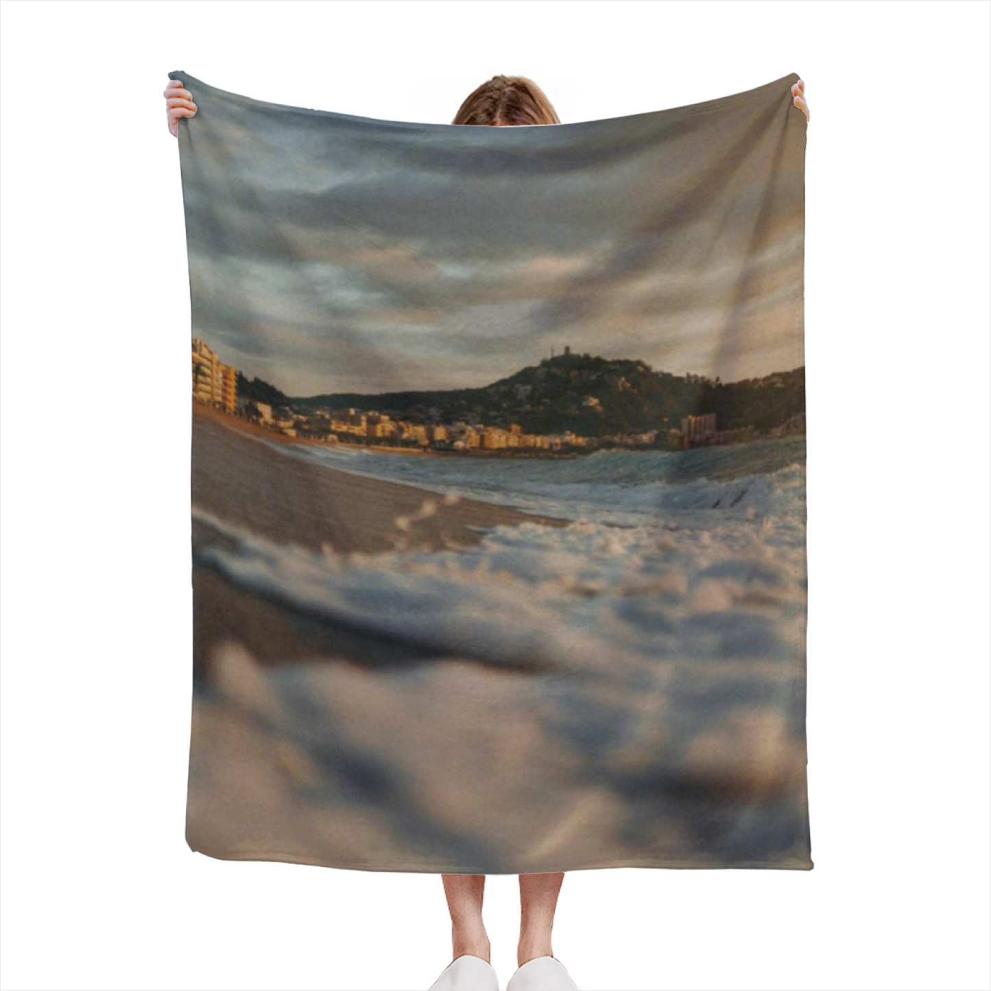 Contemporary Abstract Throw Blanket ¨C Modern Colorful Decorative Blanket
