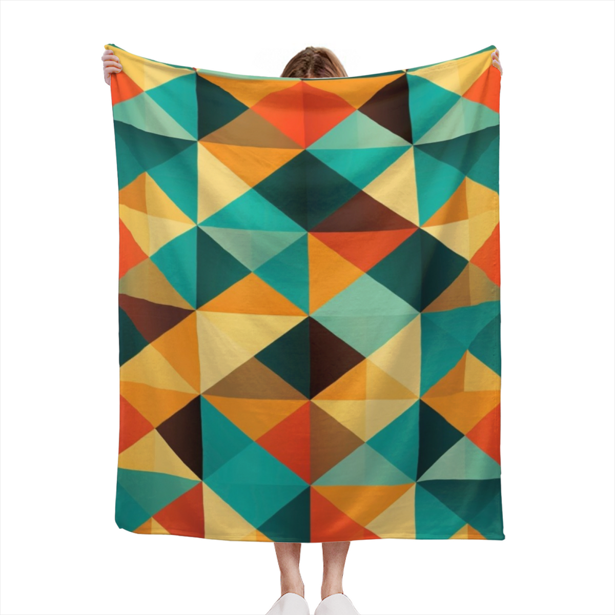 Pastel Multicolor Whimsical Decor All-Season Flannel Blanket ¨C Starlit Sprout Edition