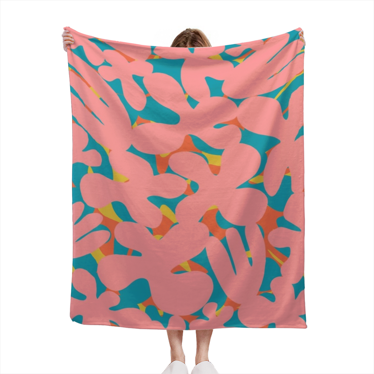 Prairie & Thicket Playful Graphic All-Season Flannel Blanket