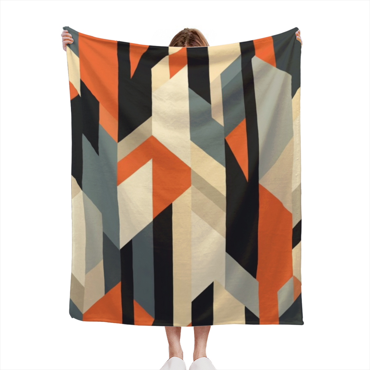Flannel Throw Blanket with Wildwood Jubilee Cozy Cottage Artwork