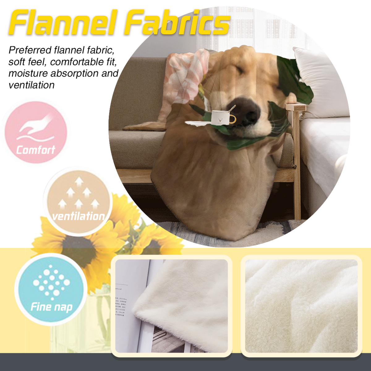 Terracotta Serenade Earthy Multicolor Statement Flannel Throw Blanket