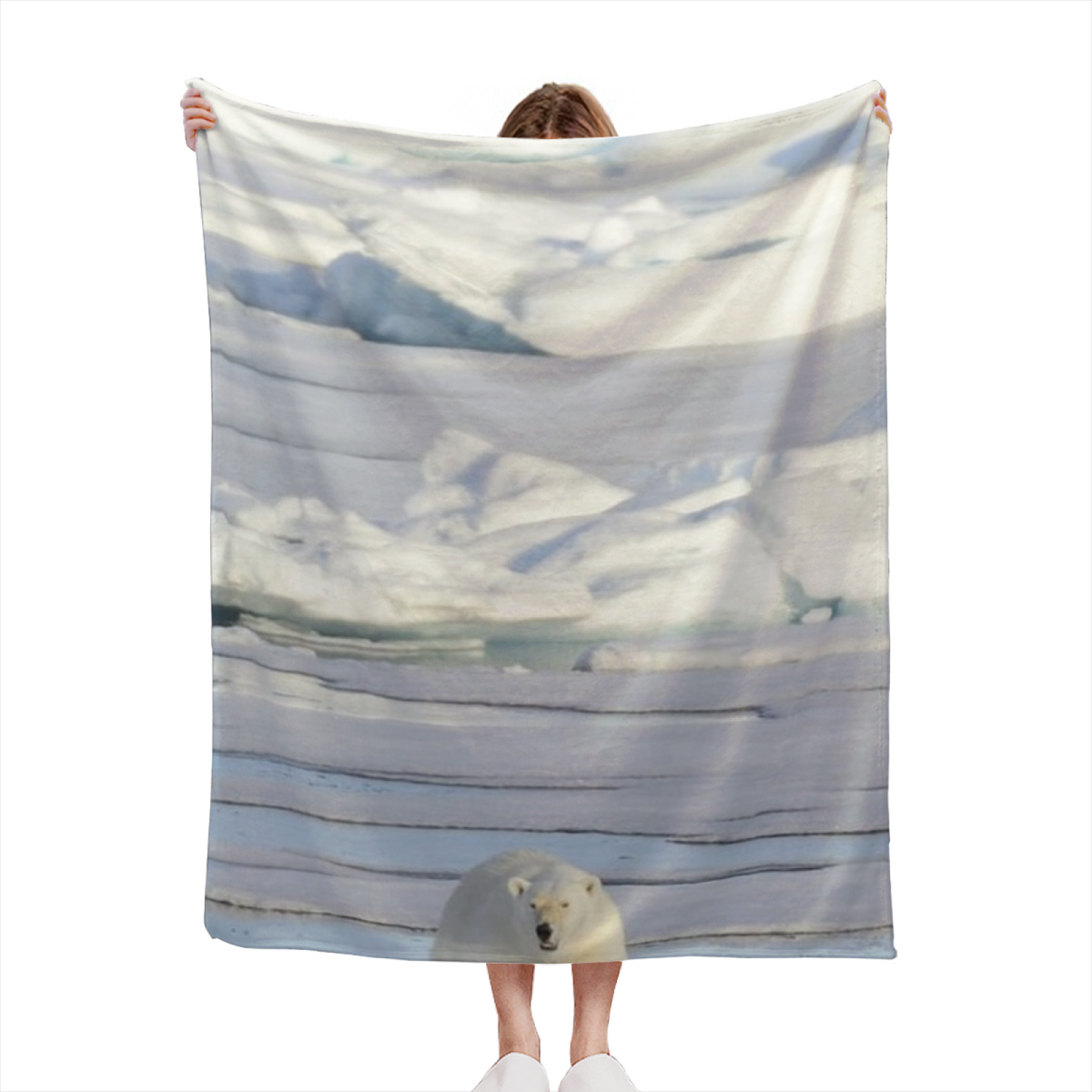 Soft Minimalist All-Season Flannel Blanket ¨C Dewdrop Atlas Collection