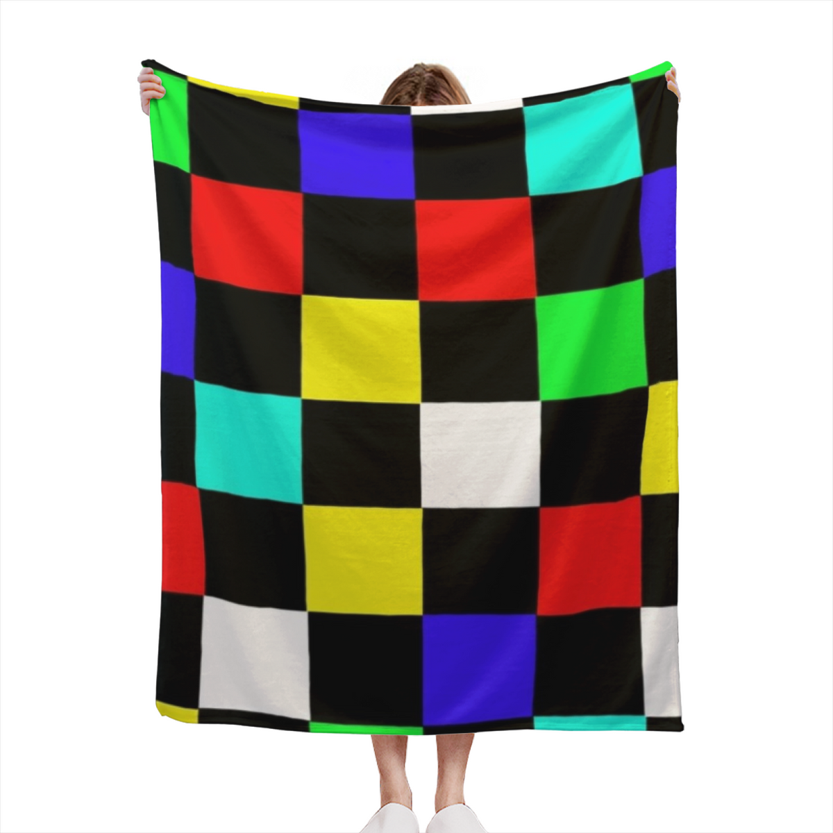 Soft Neutral Orchid Petal Flannel Throw Blanket