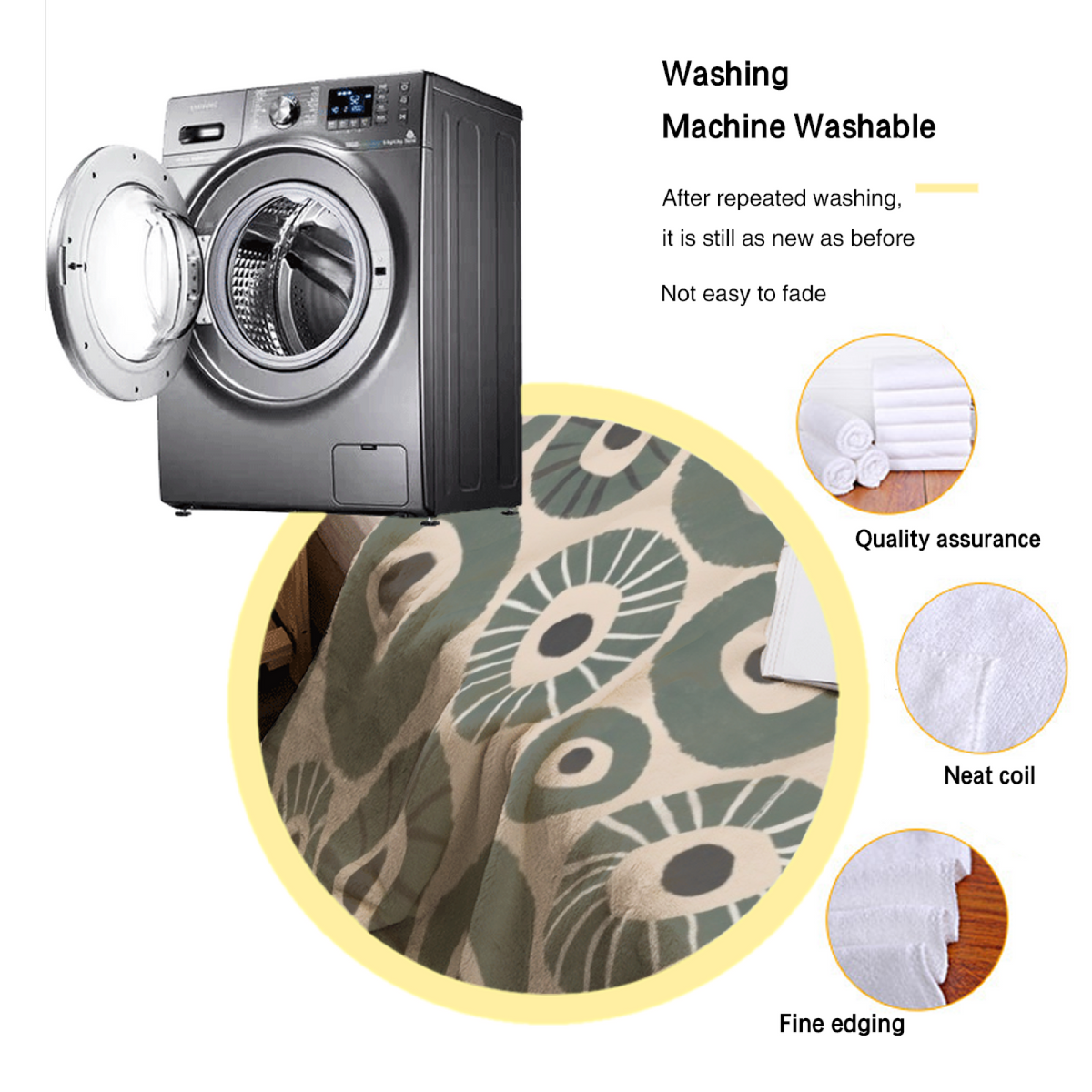 Soft Minimalist Plush Flannel Throw ¨C Cosmic Daydream Collection