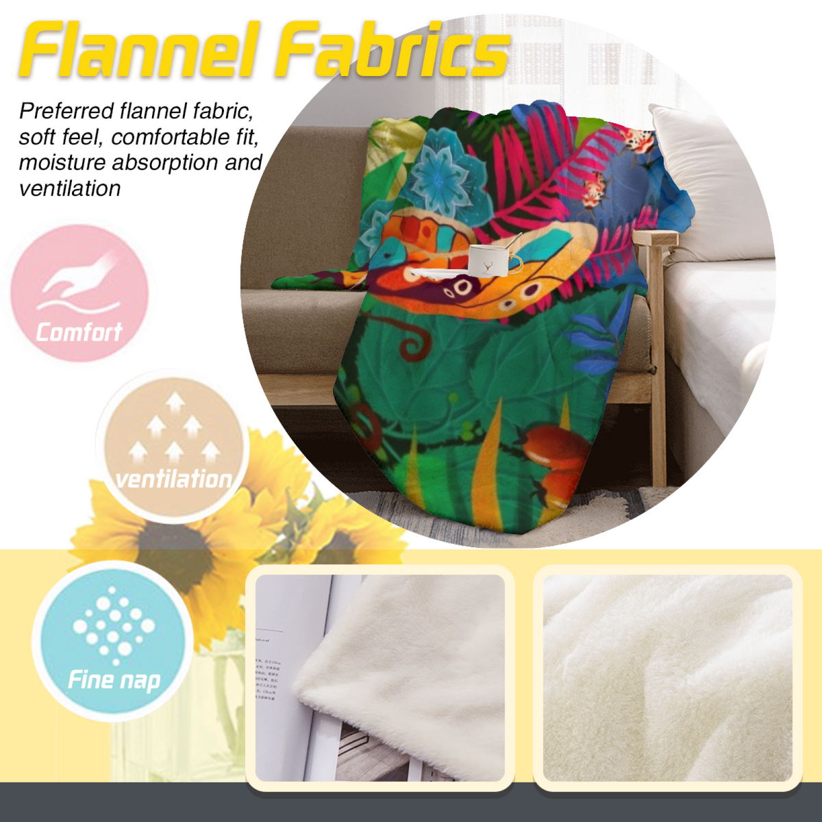 Cosmic Lantern Soft Neutral Art Decorative Flannel Blanket