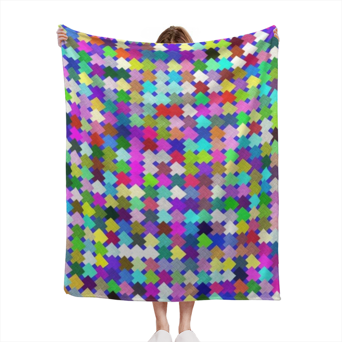 Festival Valley Soft Flannel Blanket in Soft Neutral
