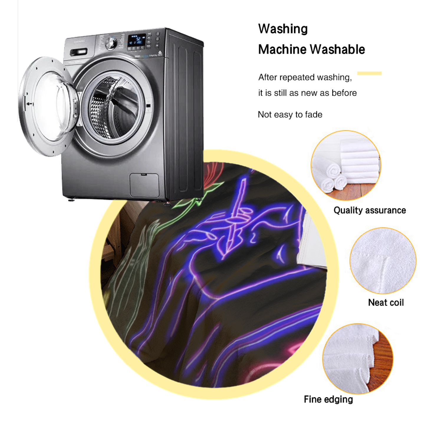 Artistic Modern Throw Blanket ¨C Graphic Printed Decorative Cozy Blanket