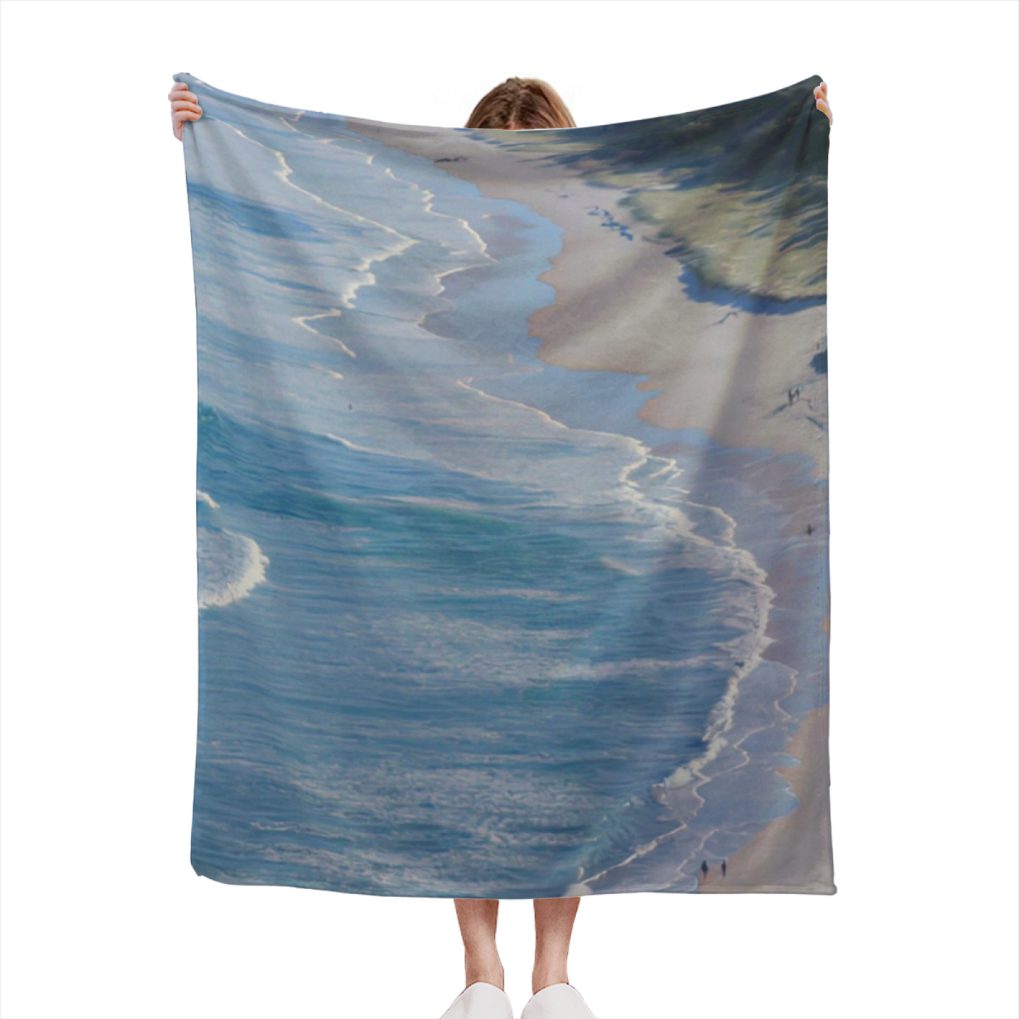 Modern Artistic Throw Blanket ¨C Colorful Printed Cozy Home Decor Blanket