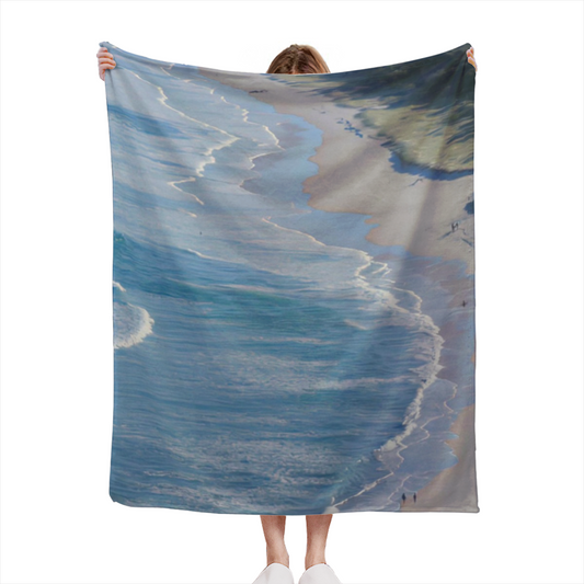 Modern Artistic Throw Blanket ¨C Colorful Printed Cozy Home Decor Blanket