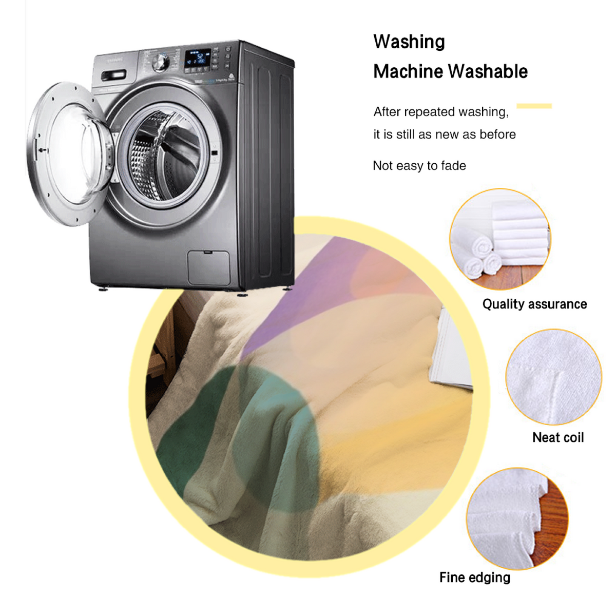 Soft Neutral Solstice Petal Lightweight Flannel Throw