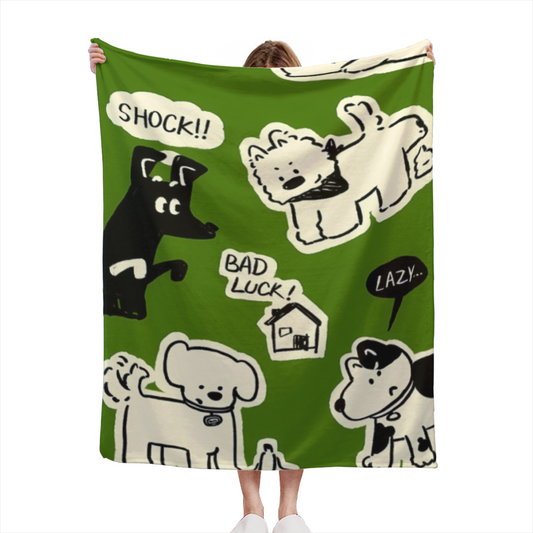 Abstract Artistic Throw Blanket ¨C Modern Graphic Decorative Cozy Blanket