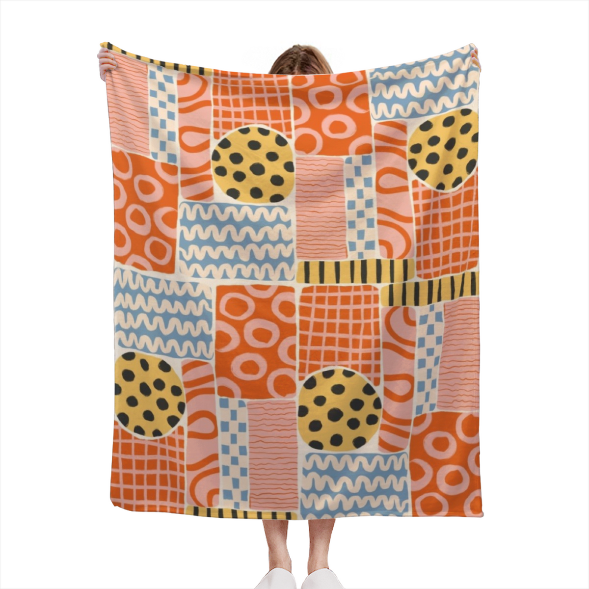 Harvest Valley Inspired Cozy Flannel Bed Blanket ¨C Earthy Neutral Palette