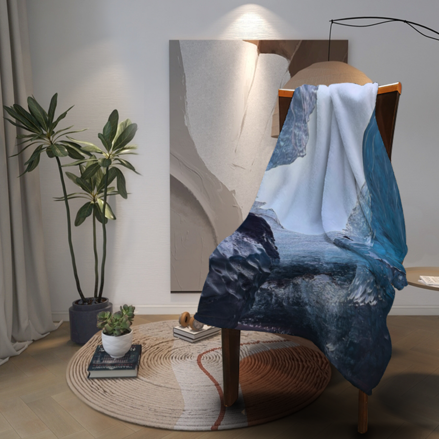 Colorful Decorative Art Throw Blanket ¨C Stylish Graphic Printed Cozy Blanket