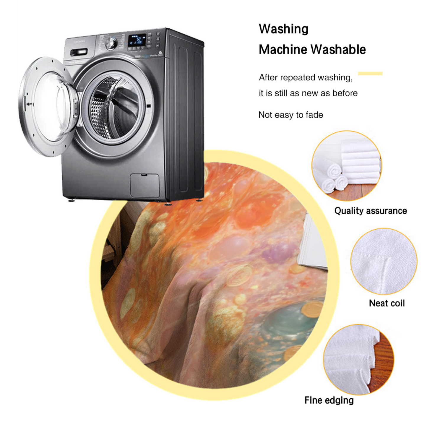 Colorful Decorative Art Throw Blanket ¨C Modern Contemporary Cozy Blanket