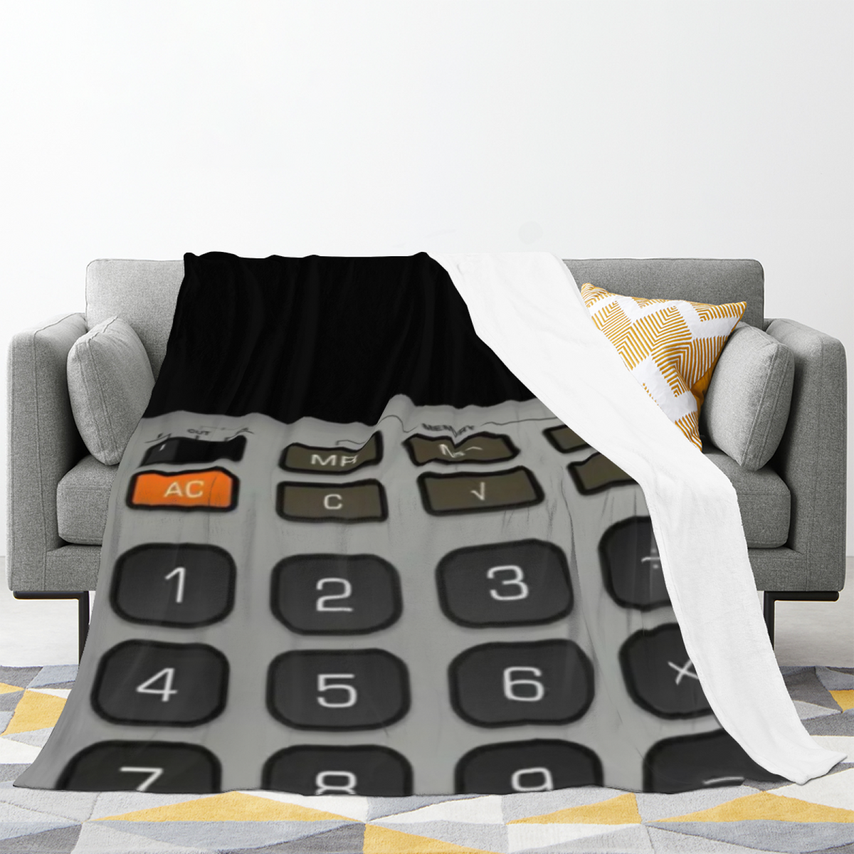 Soft Minimalist Plush Flannel Throw ¨C Serene Sanctuary Collection