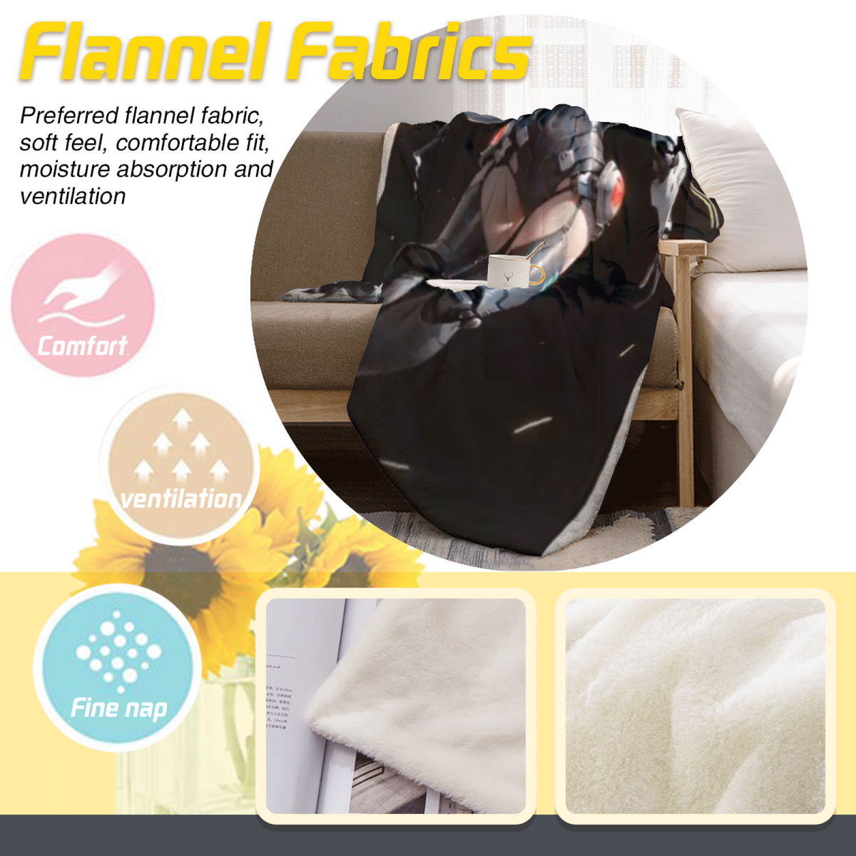 Seaside Wonder Home Accent Lightweight Flannel Throw ¨C Warm Coral