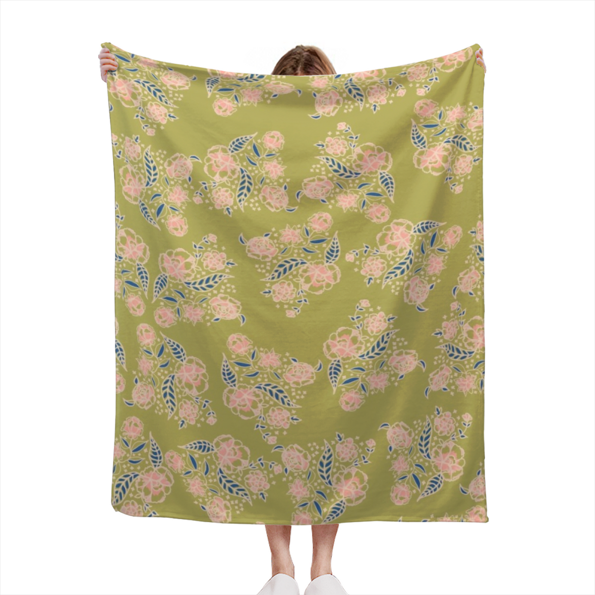 Rich Multicolor Heather Prism Soft Flannel Blanket ¨C Contemporary Pattern