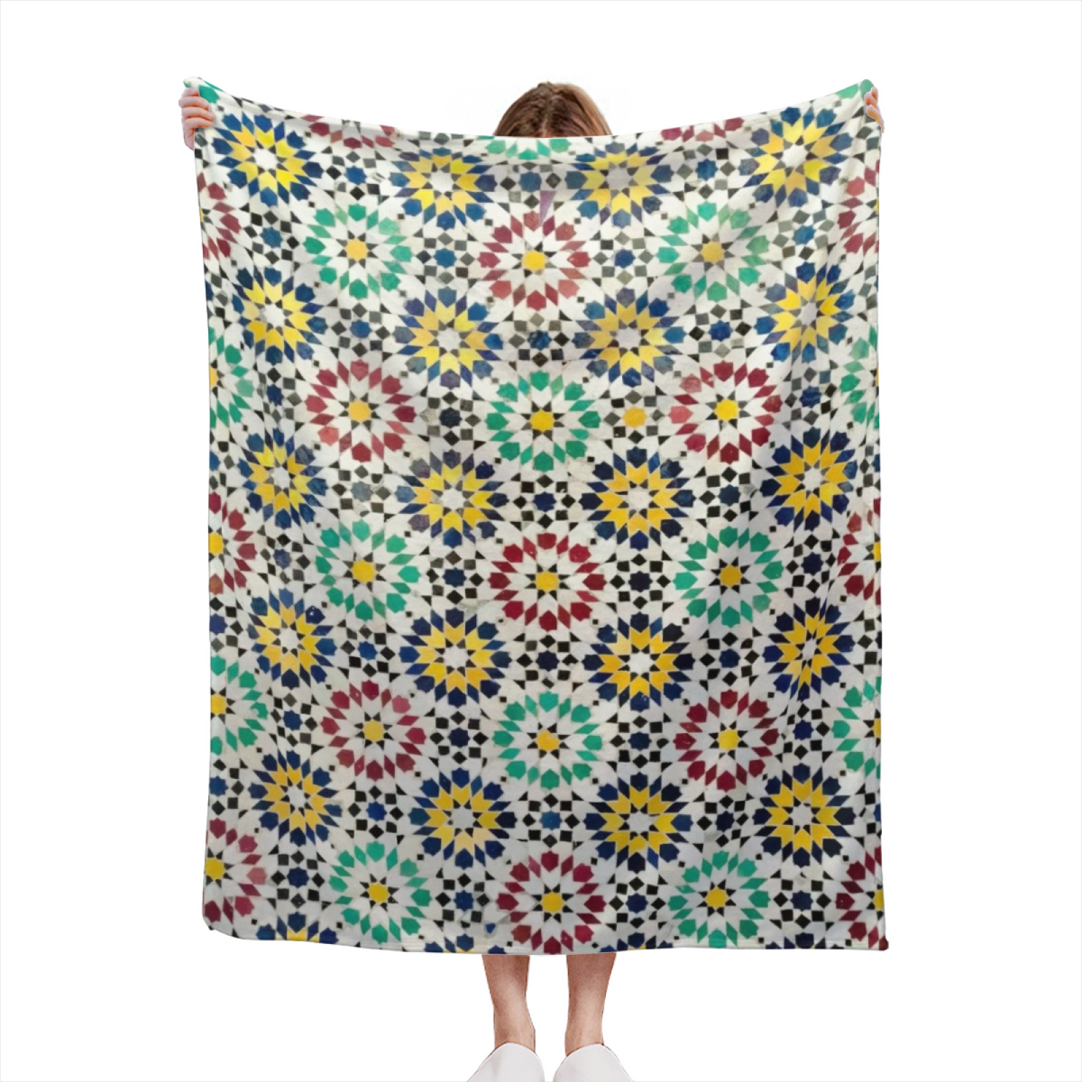 Rustic & Arbor Playful Graphic All-Season Flannel Blanket