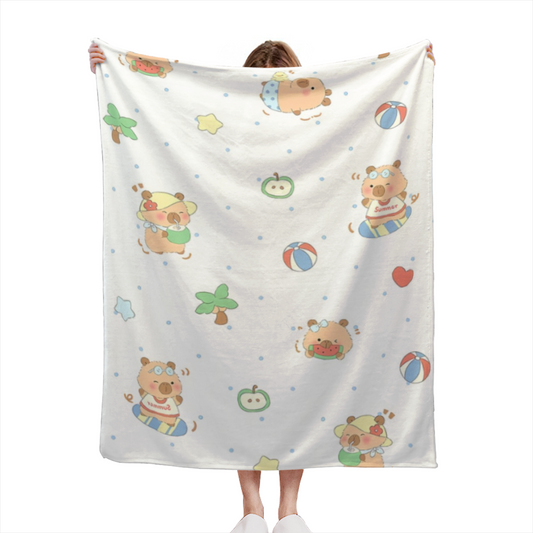 Contemporary Graphic Pattern Throw Blanket ¨C Colorful Modern Cozy Blanket