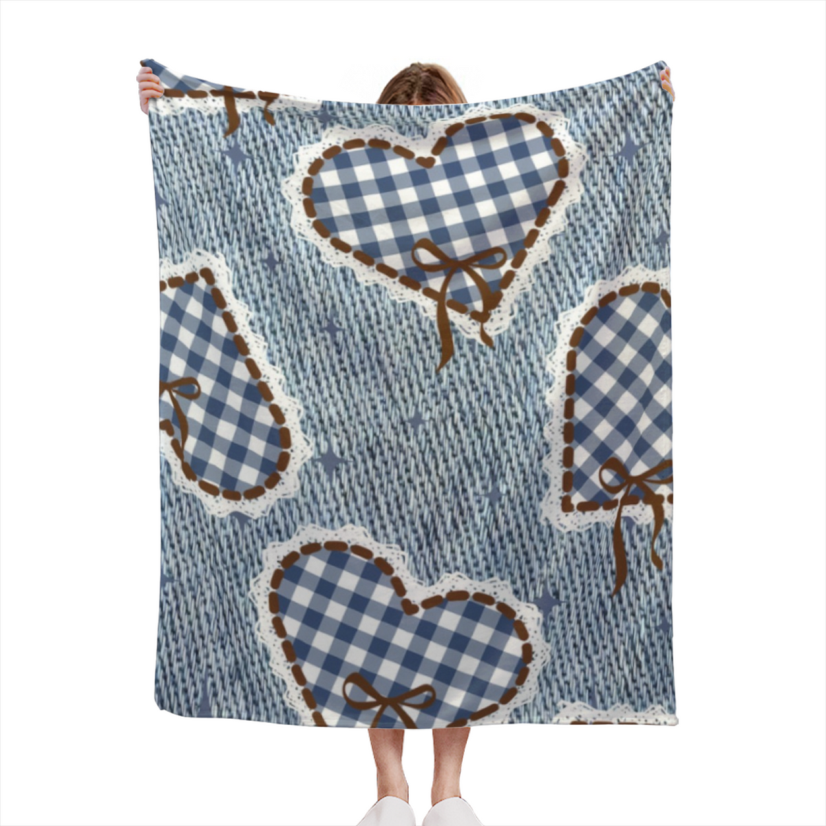 Fern Odyssey Decorative Pattern Soft Flannel Blanket