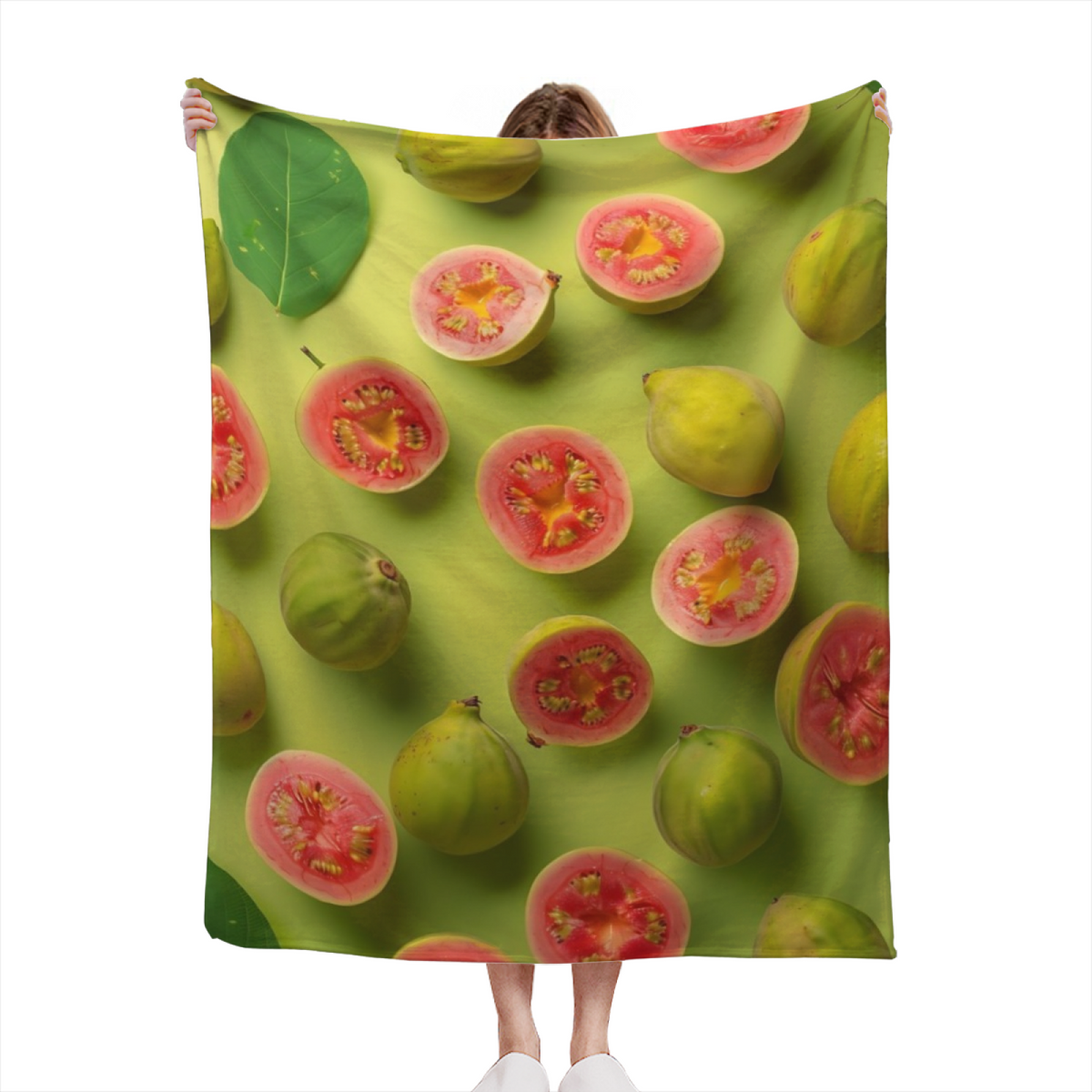 Decorative Flannel Blanket with Copper Prism Cozy Cottage Artwork