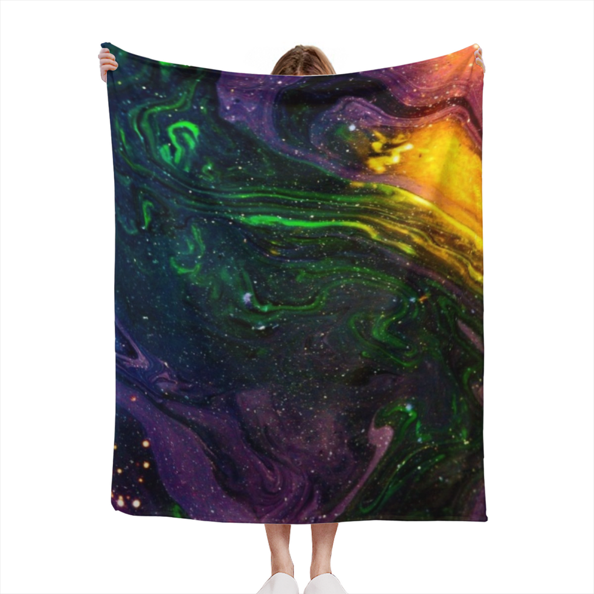 Contemporary Soft Neutral Pebble Reverie All-Season Flannel Blanket