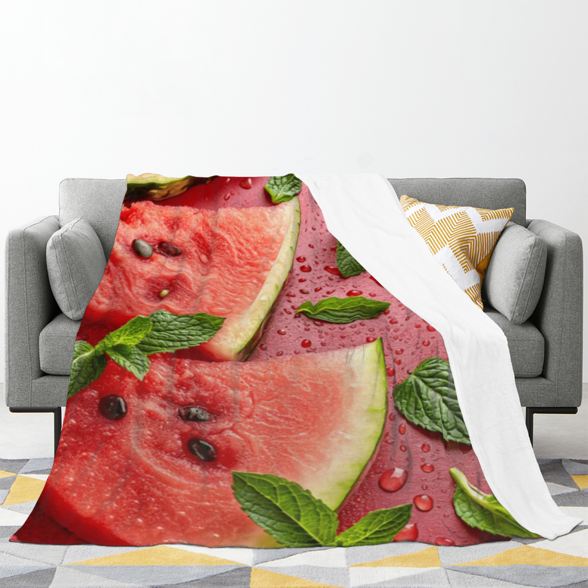 Prairie & Galaxy Playful Graphic All-Season Flannel Blanket