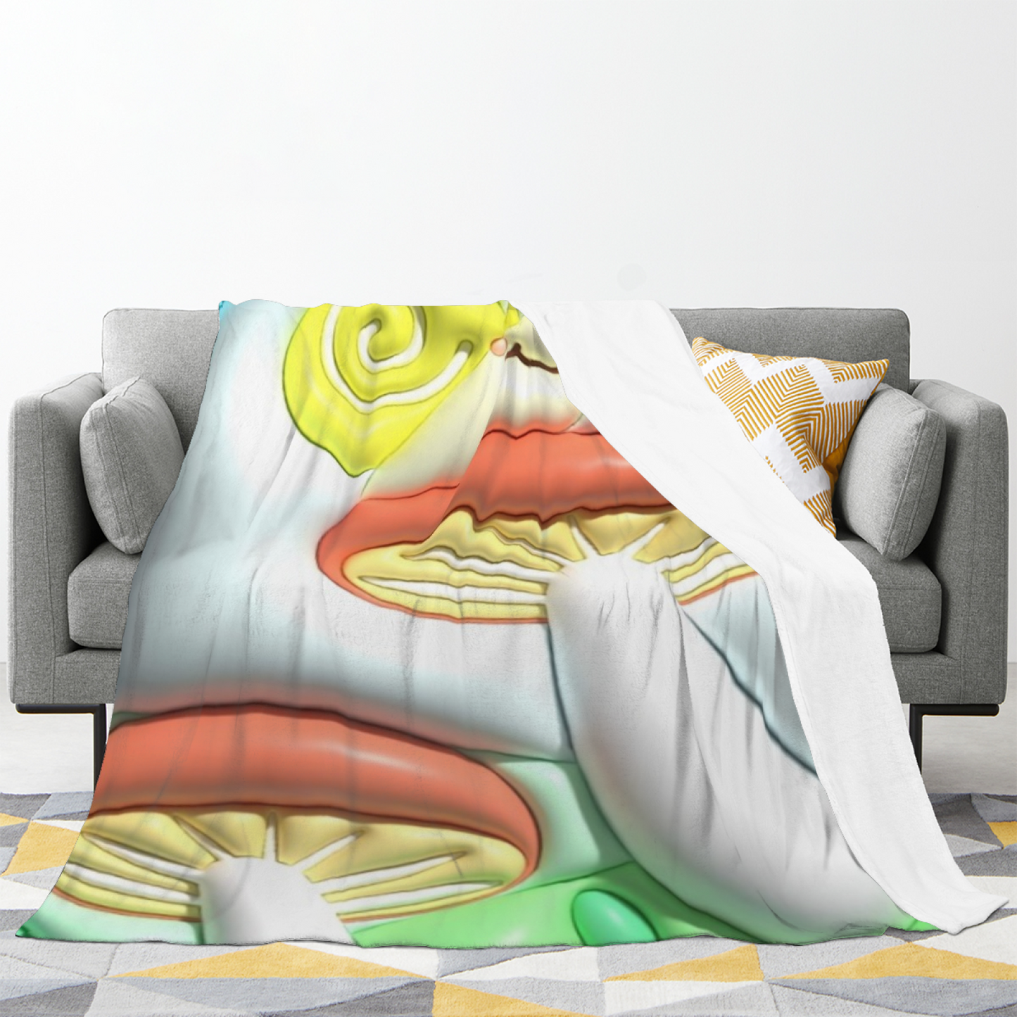 Abstract Decorative Throw Blanket ¨C Artistic Contemporary Cozy Home Blanket