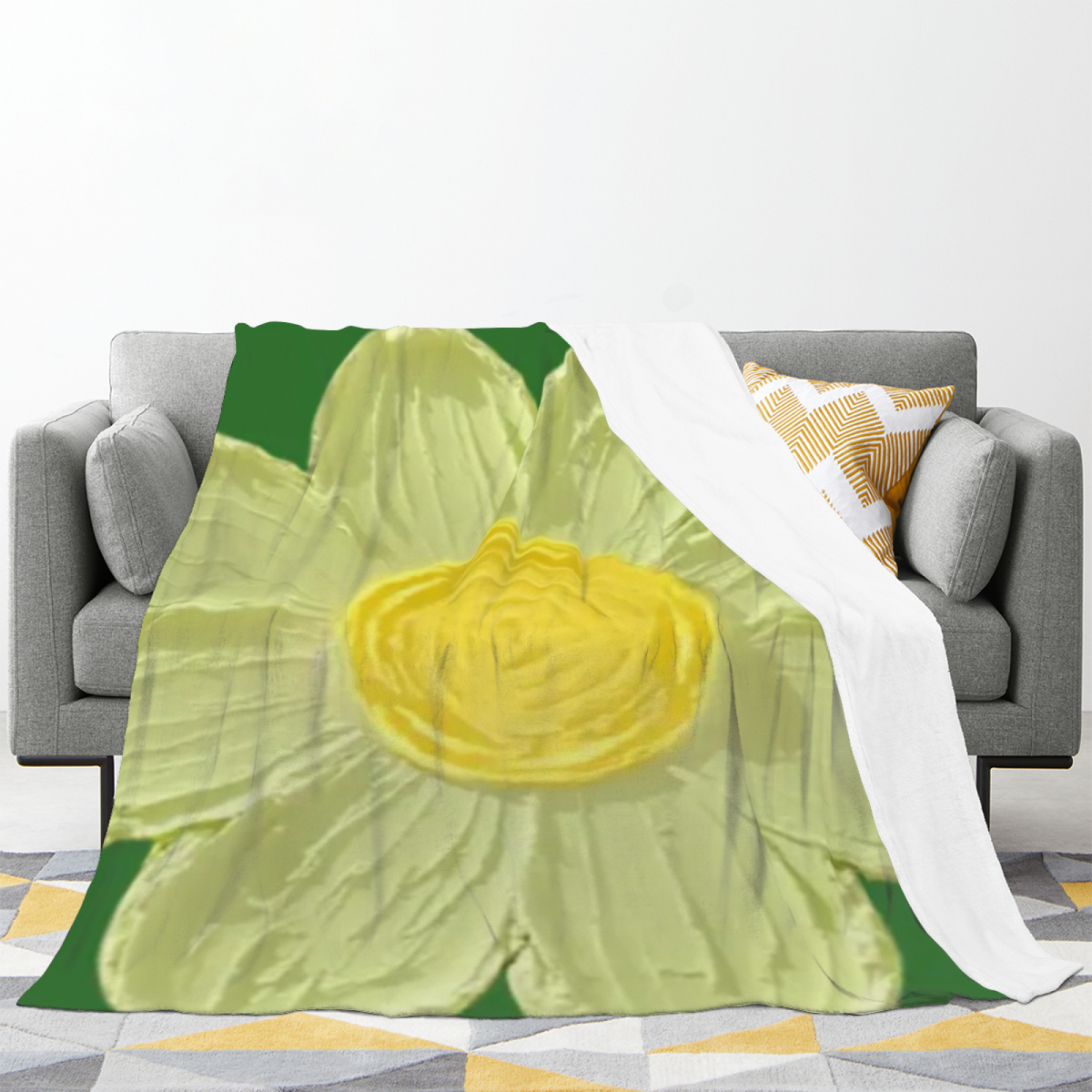 Decorative Flannel Blanket with Burnished Treasure Cozy Cottage Artwork