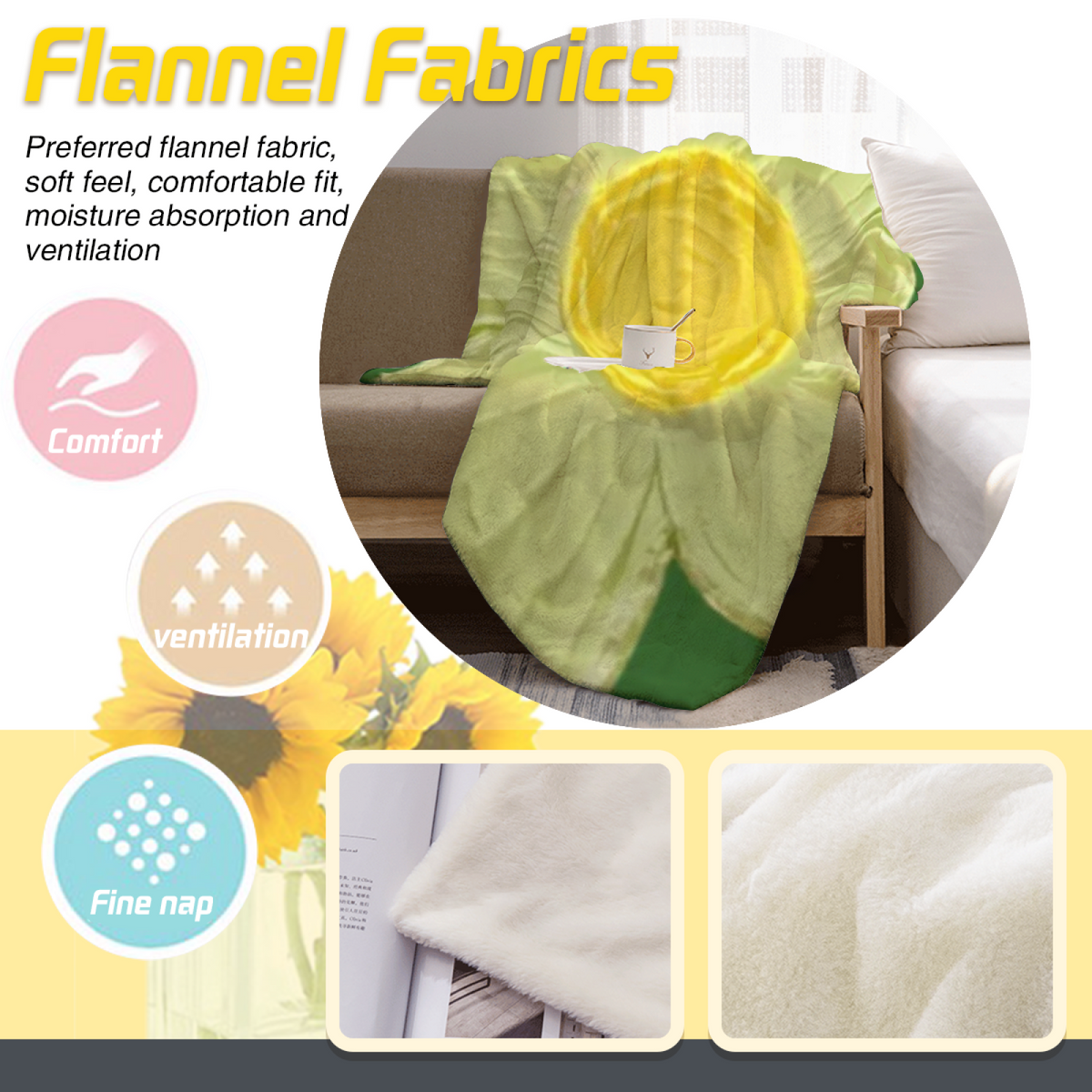 Decorative Flannel Blanket with Burnished Treasure Cozy Cottage Artwork