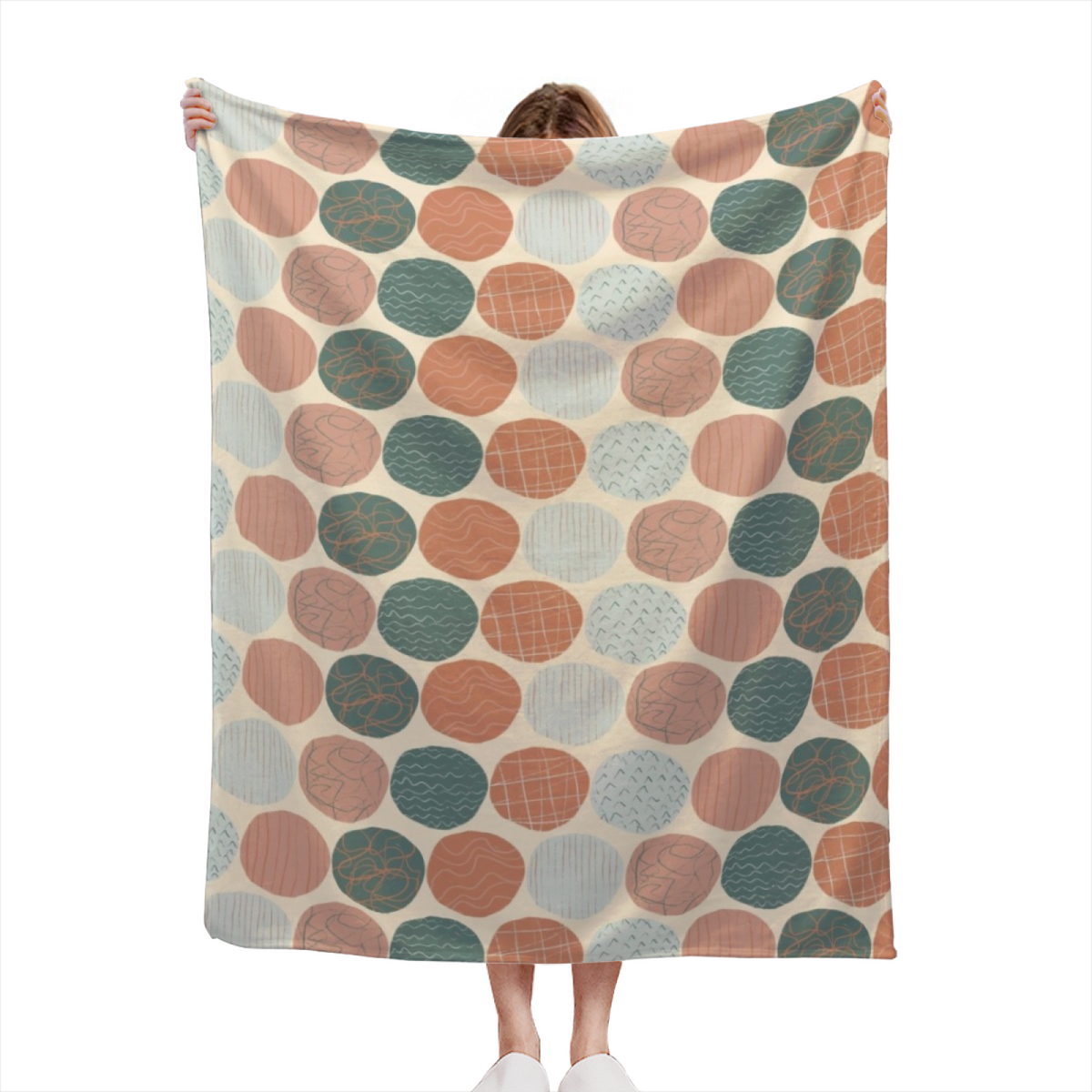 Heather Solstice Home Accent Lightweight Flannel Throw ¨C Warm Coral