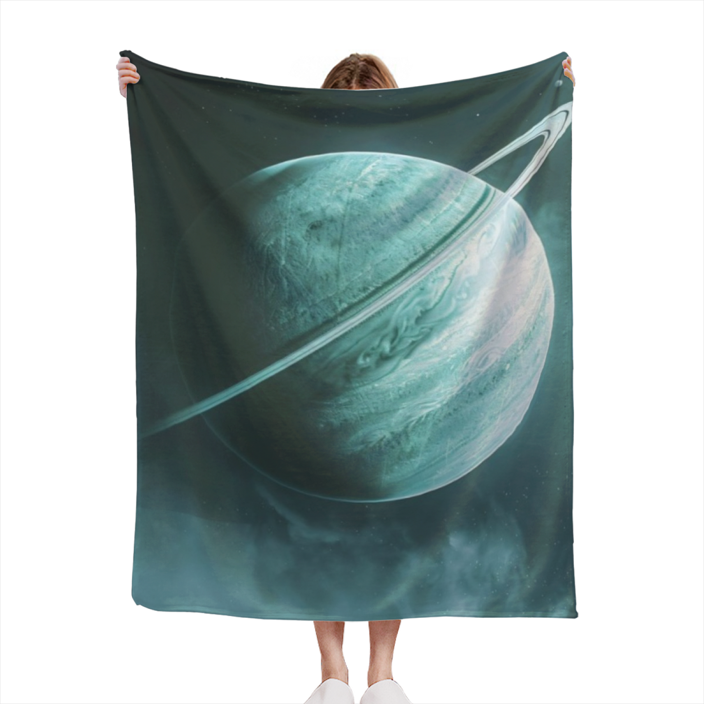 Colorful Contemporary Throw Blanket ¨C Artistic Printed Cozy Home Blanket