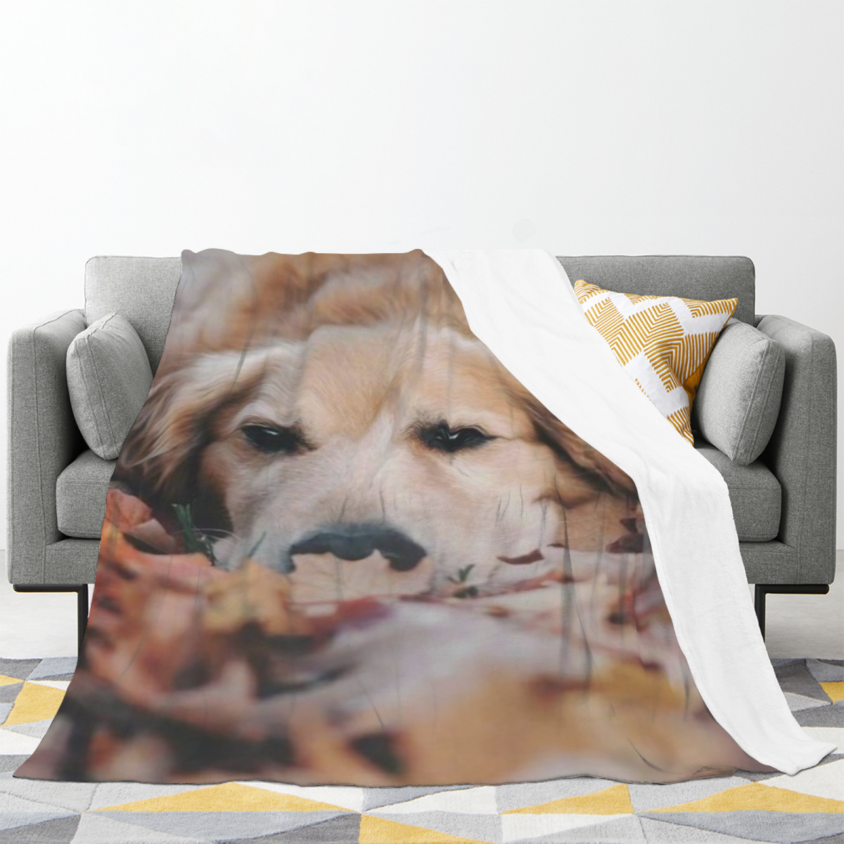 Dawn Serenade Soft Neutral Art Lightweight Flannel Throw