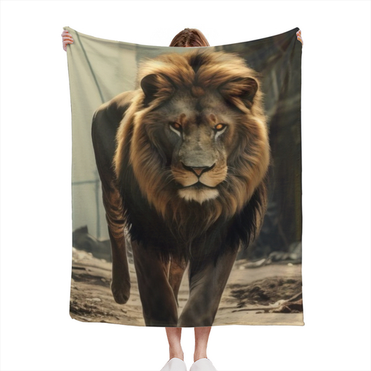 Wildwood & Nectar Playful Graphic All-Season Flannel Blanket
