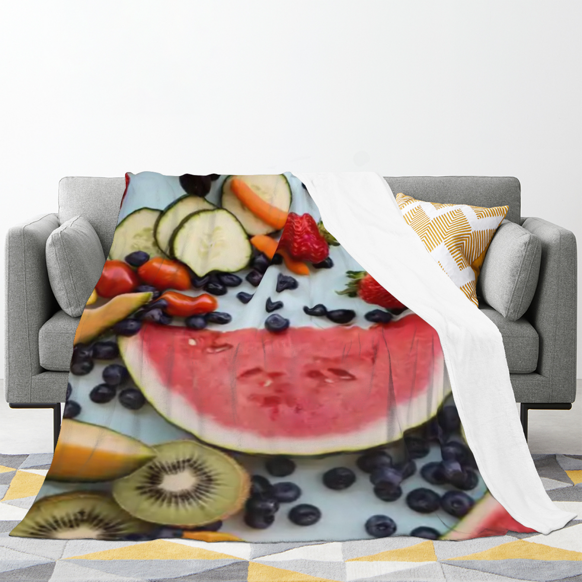 Moonbeam Grove Lightweight Flannel Throw in Dusty Lilac