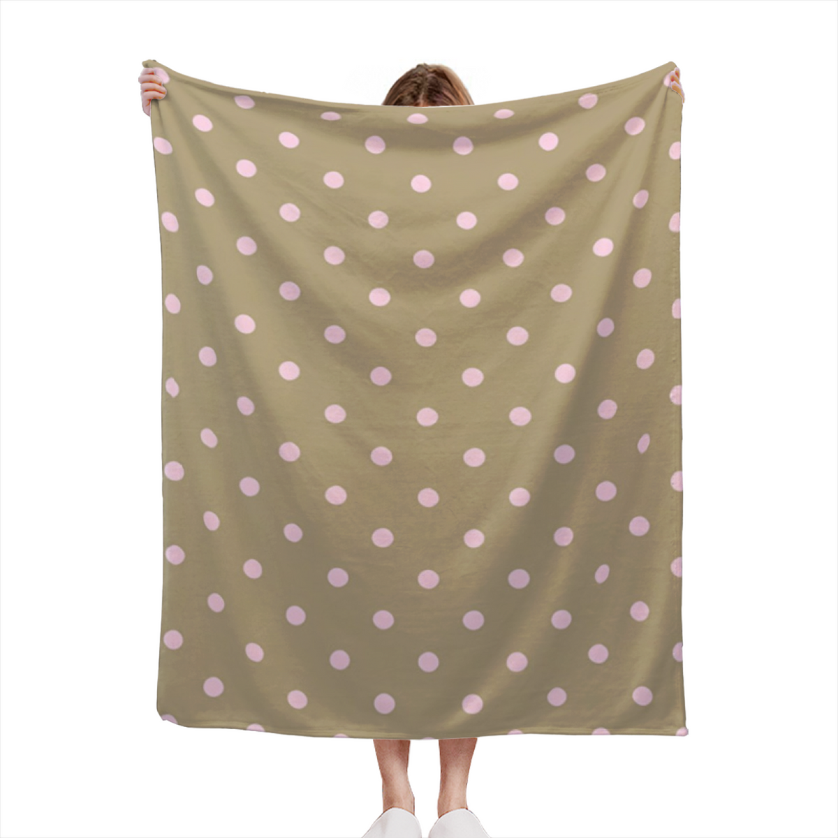 Sunwashed Wander Rich Multicolor Modern Art Decorative Flannel Blanket