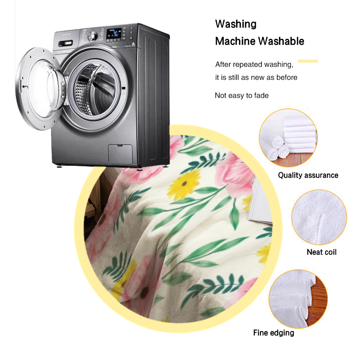 Soft Minimalist Plush Flannel Throw ¨C Electric Hearth Collection