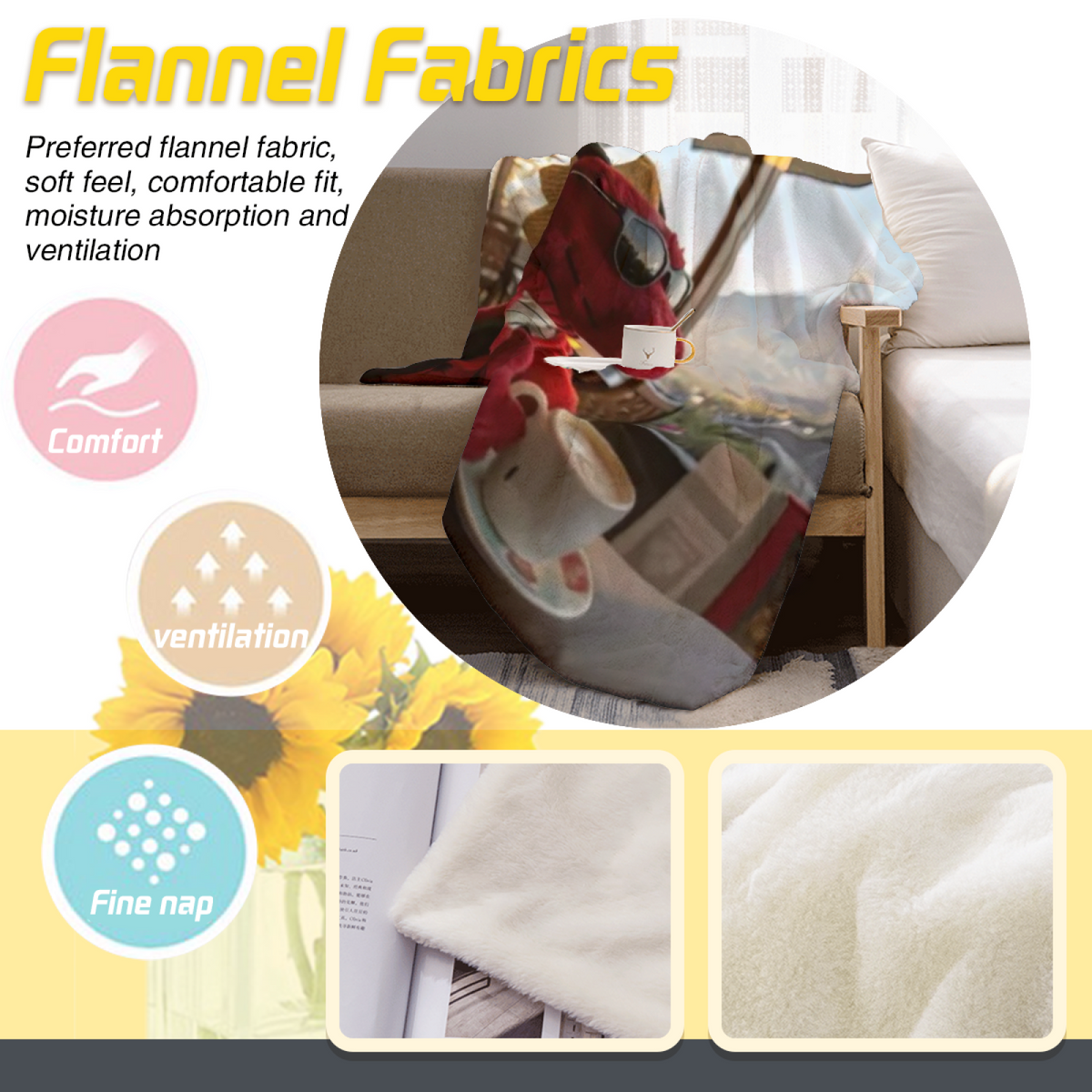 Earthy Neutral Opaline Thicket Lightweight Flannel Throw ¨C Contemporary Pattern