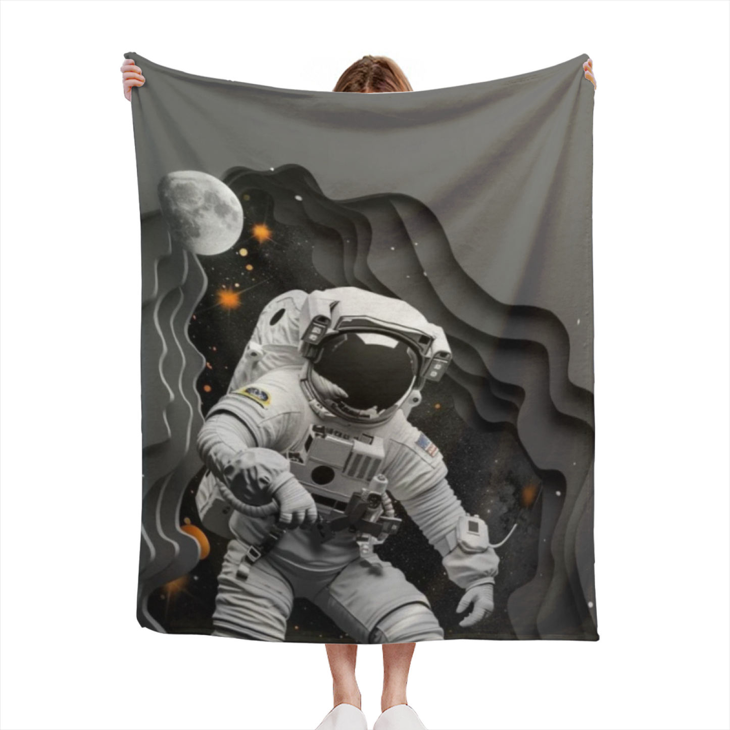 Modern Abstract Throw Blanket ¨C Stylish Contemporary Printed Cozy Blanket