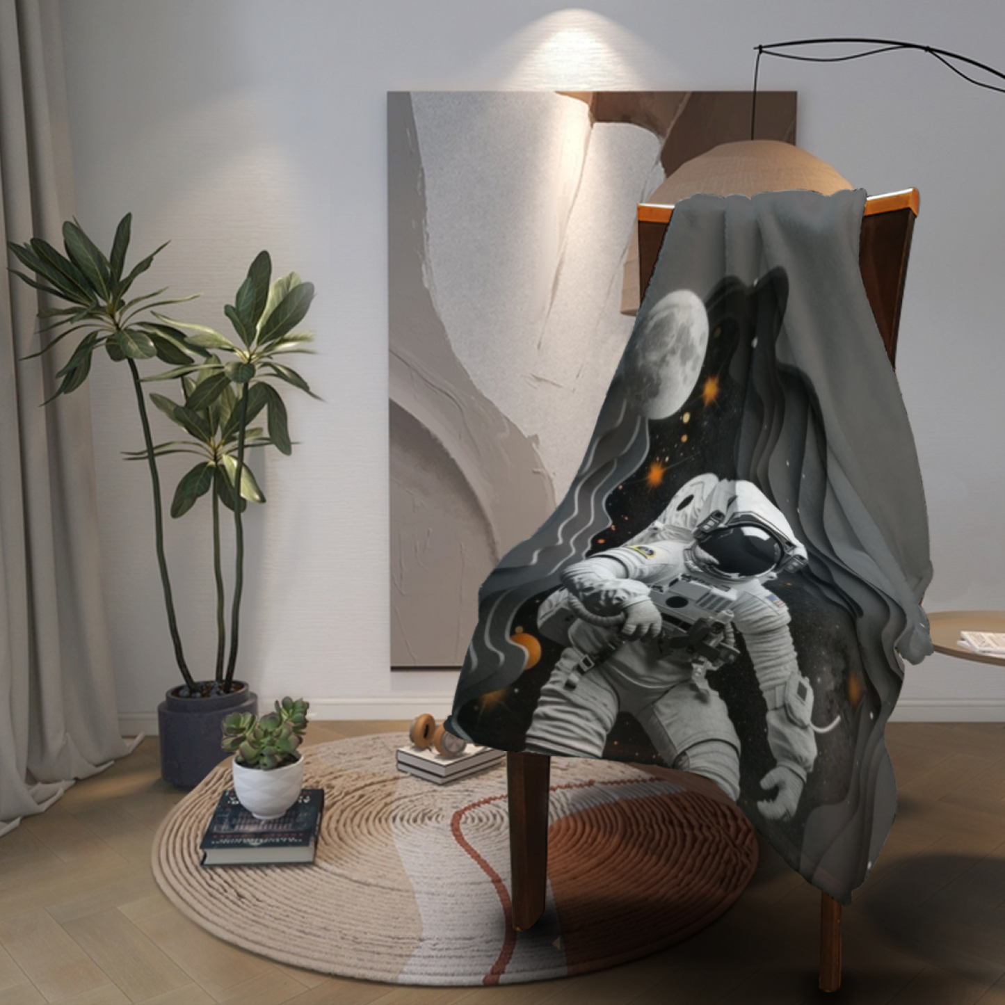 Modern Abstract Throw Blanket ¨C Stylish Contemporary Printed Cozy Blanket
