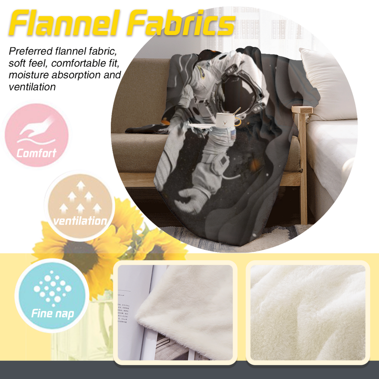 Modern Abstract Throw Blanket ¨C Stylish Contemporary Printed Cozy Blanket