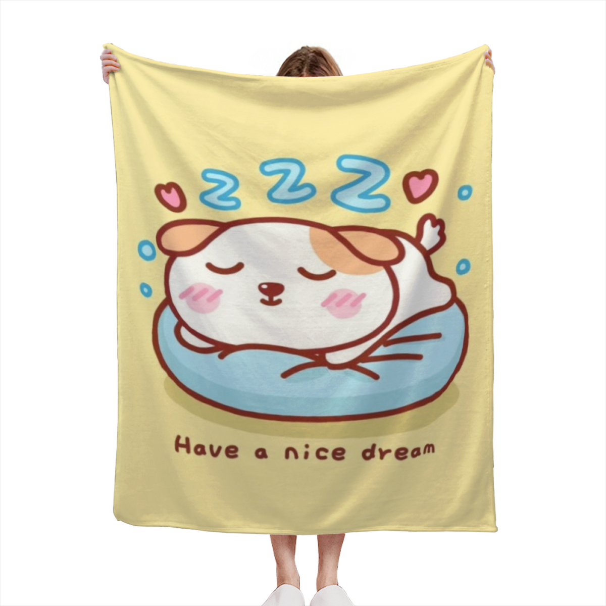 Breezy Carnival Home Accent Lightweight Flannel Throw ¨C Warm Coral