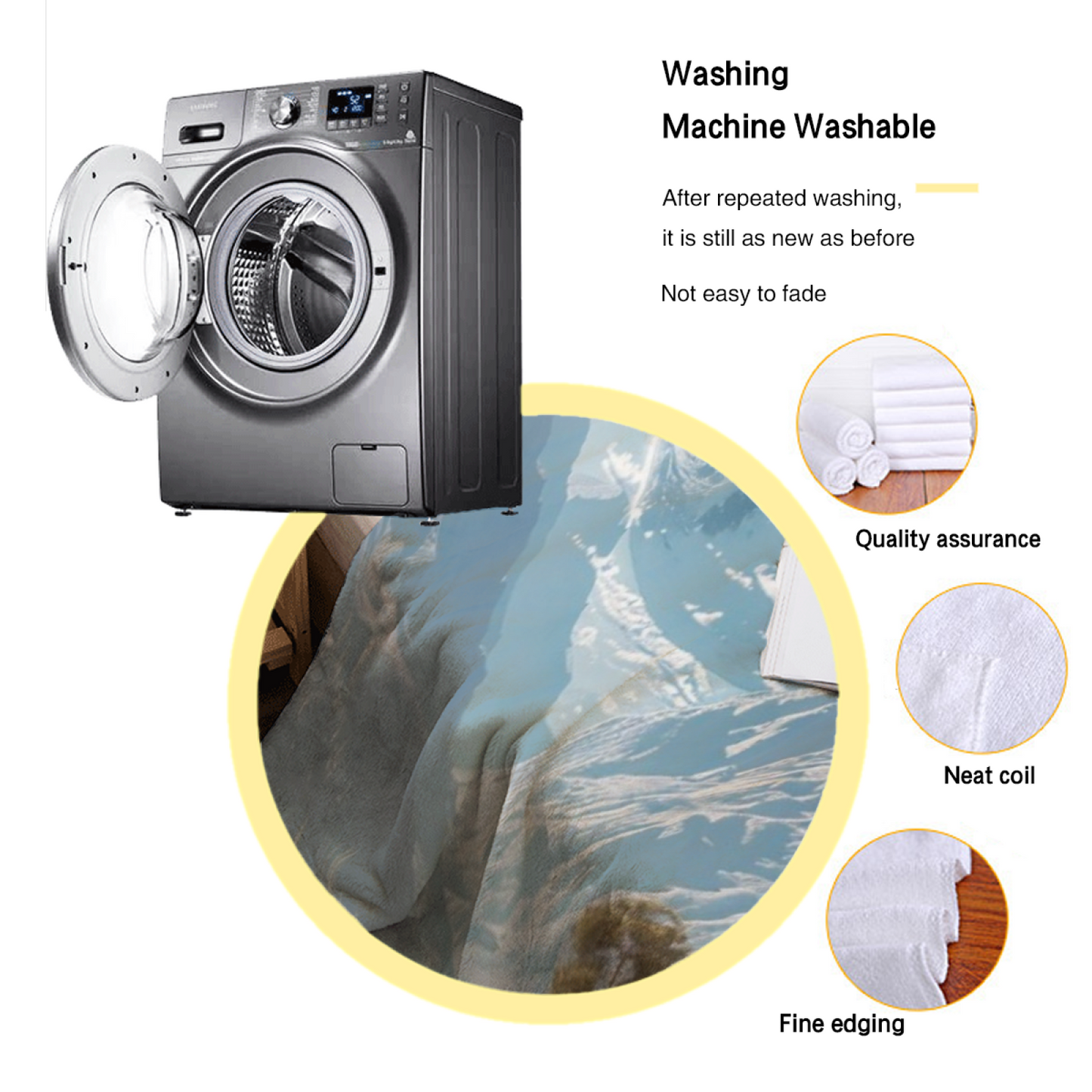 Artistic Graphic Pattern Throw Blanket ¨C Modern Cozy Decorative Blanket