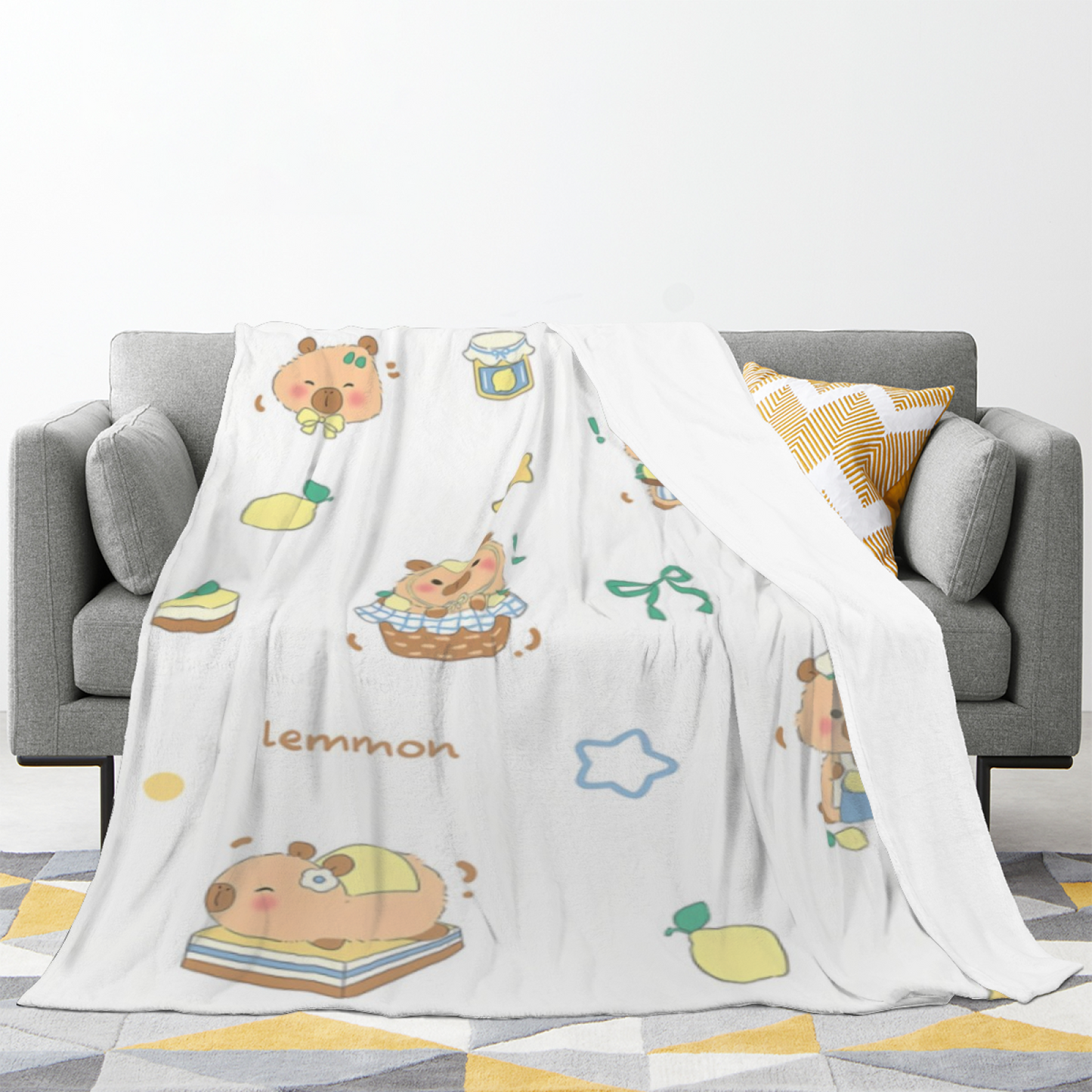 Graphic Abstract Throw Blanket ¨C Stylish Contemporary Printed Cozy Blanket